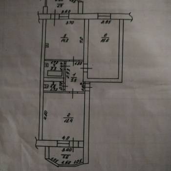 Продается 2-х комнатная квартира, 62,7 м²