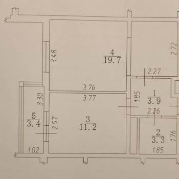 Продается 1-комнатная квартира, 41,5 м²