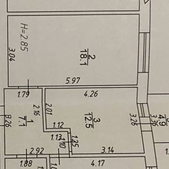 Продается 2-х комнатная квартира, 57,2 м²