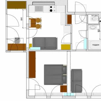 Продается 2-х комнатная квартира, 60 м²