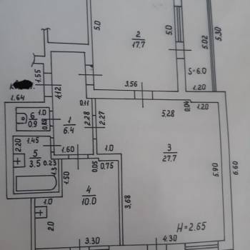 Продается 2-х комнатная квартира, 66,2 м²