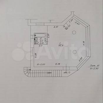 Сдается Нежилое помещение, 43,5 м²