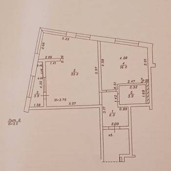 Продается 1-комнатная квартира, 60 м²