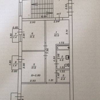 Продается 3-х комнатная квартира, 76 м²