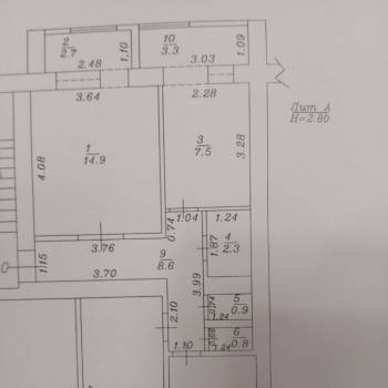 Продается Многокомнатная квартира, 65,5 м²