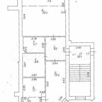 Продается 2-х комнатная квартира, 66,4 м²