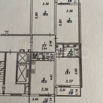 Продается 3-х комнатная квартира, 89,3 м²