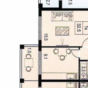 Продается 1-комнатная квартира, 35 м²
