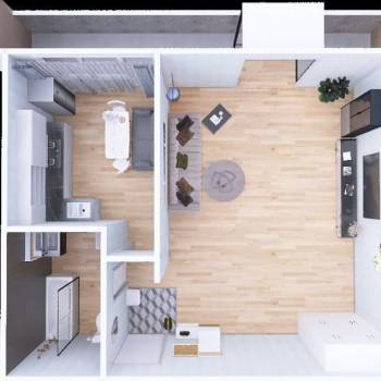 Продается 1-комнатная квартира, 50 м²