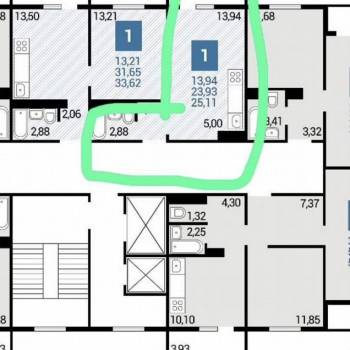 Продается 1-комнатная квартира, 27 м²