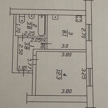 Продается 1-комнатная квартира, 28 м²