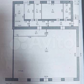 Продается Нежилое помещение, 202,6 м²