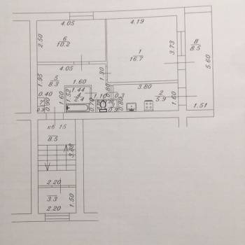 Продается 2-х комнатная квартира, 43,7 м²