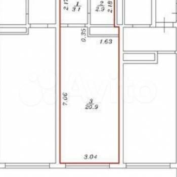 Продается 1-комнатная квартира, 27 м²