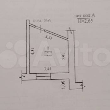 Продается 2-х комнатная квартира, 46 м²