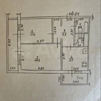 Продается 2-х комнатная квартира, 50,7 м²