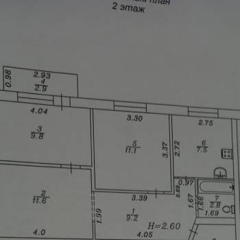 Продается 3-х комнатная квартира, 53 м²