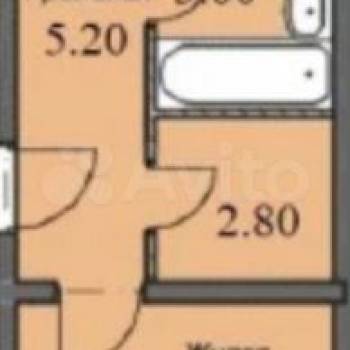 Продается 1-комнатная квартира, 49 м²