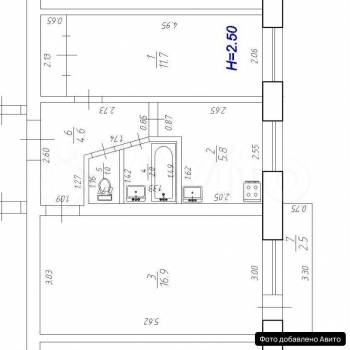 Продается 2-х комнатная квартира, 42 м²