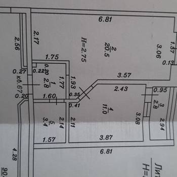 Сдается 1-комнатная квартира, 40,1 м²