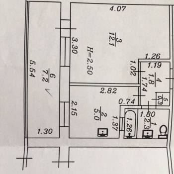 Продается 1-комнатная квартира, 21,5 м²