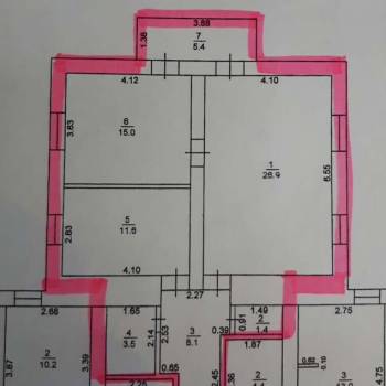 Продается 2-х комнатная квартира, 65,1 м²