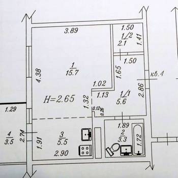 Продается 1-комнатная квартира, 32 м²