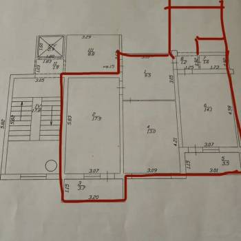 Продается 3-х комнатная квартира, 74,8 м²