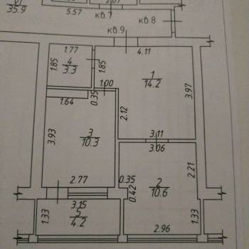 Продается 1-комнатная квартира, 43 м²