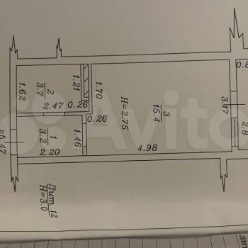 Продается 1-комнатная квартира, 25,1 м²