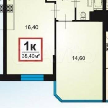 Продается 1-комнатная квартира, 36 м²