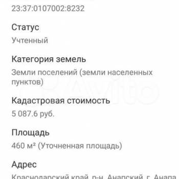 Продается Участок, 460 м²