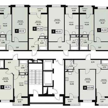 Продается 1-комнатная квартира, 39 м²