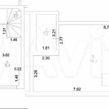 Продается 1-комнатная квартира, 51 м²