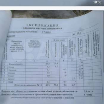 Продается 1-комнатная квартира, 40,5 м²