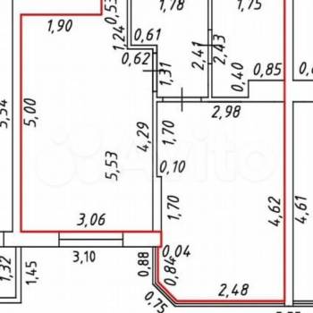 Продается 1-комнатная квартира, 36 м²