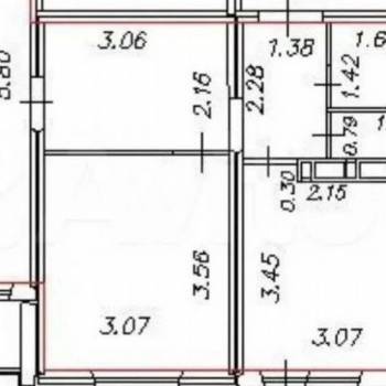 Продается 3-х комнатная квартира, 80 м²