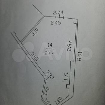 Сдается Нежилое помещение, 20,7 м²