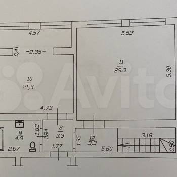 Продается 3-х комнатная квартира, 100 м²