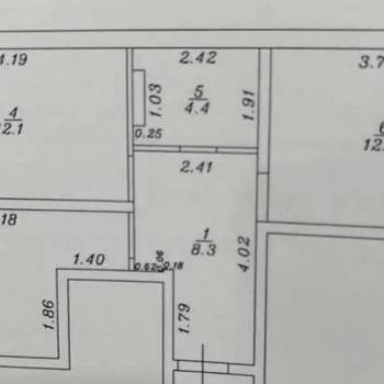 Продается 2-х комнатная квартира, 53 м²