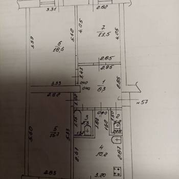 Продается 3-х комнатная квартира, 71,2 м²