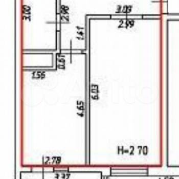 Продается 2-х комнатная квартира, 47 м²