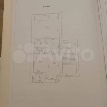 Продается 2-х комнатная квартира, 74 м²