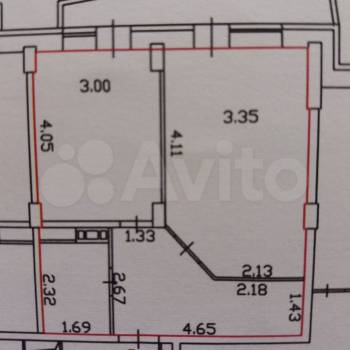 Продается 1-комнатная квартира, 43,6 м²