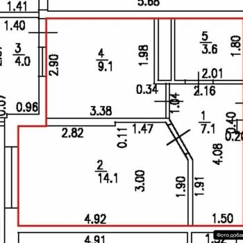 Продается 1-комнатная квартира, 38 м²