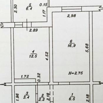 Продается 1-комнатная квартира, 48 м²