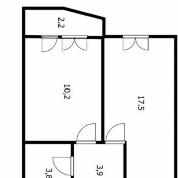 Сдается 1-комнатная квартира, 41 м²