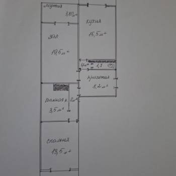 Продается 2-х комнатная квартира, 64,2 м²