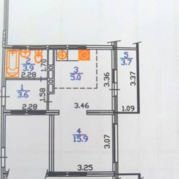 Продается 1-комнатная квартира, 30 м²