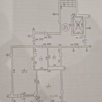 Продается 2-х комнатная квартира, 58,3 м²
